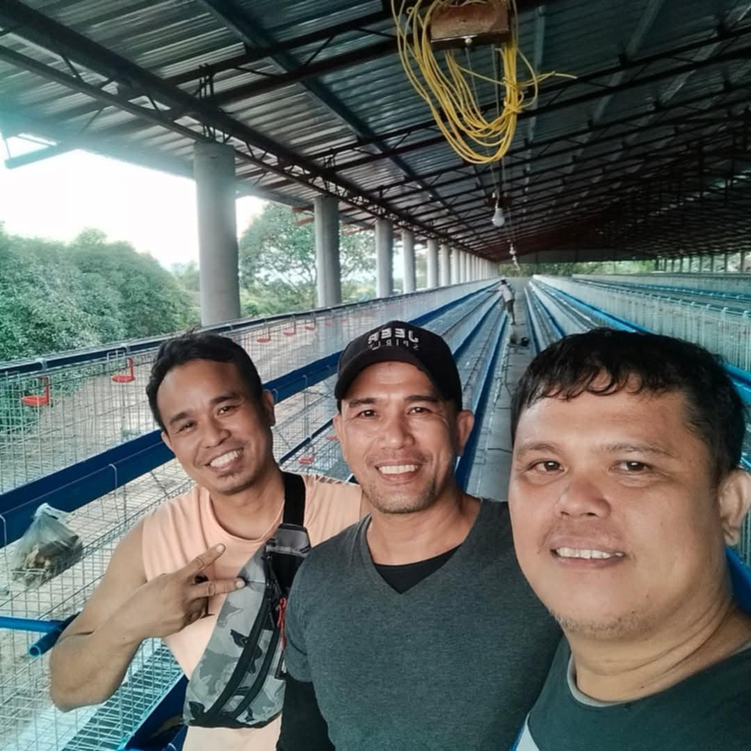 Alfred, Phillip, and Jeorge Javier of Big J Layer Cage Steel Fabrication